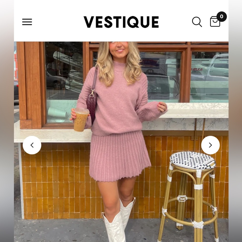 Vestique Gabrielle Knit Skirt- size small